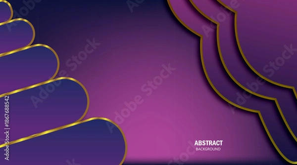 Obraz Abstract gradient purple luxury background design.