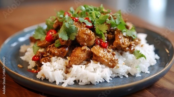 Obraz chicken and rice