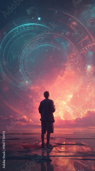 Obraz Horizon Fold. Generative AI
