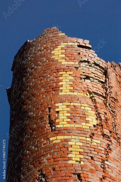 Obraz Crumbling Chimney Stack