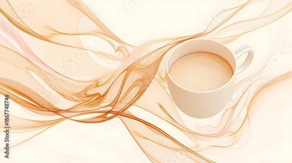 Fototapeta abstract cafe background