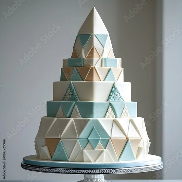 Obraz pyramid style cake