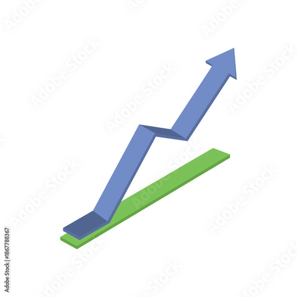 Obraz Isometric Infographic 
