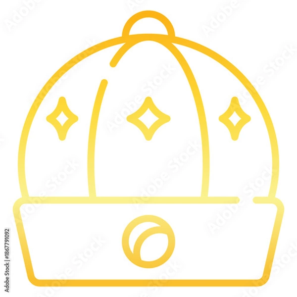 Obraz Chinese Hat Gradient Icon