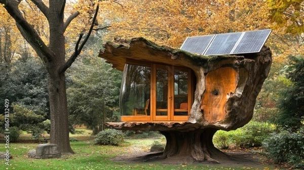 Obraz Treetop Studio with Autumn Park.