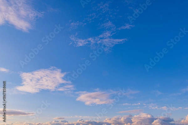 Obraz 青空を這う雲