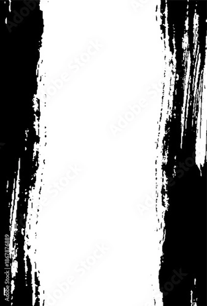 Obraz 毛筆タッチの和風背景