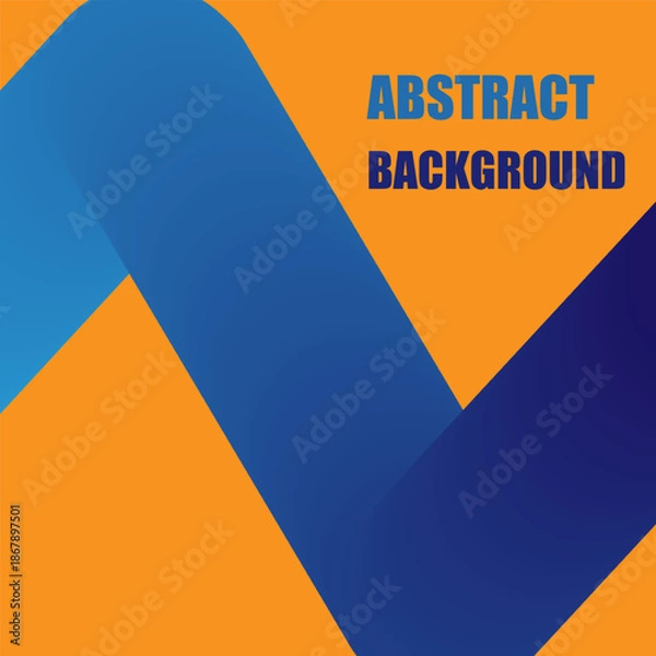 Obraz Abstract background with blue shade blend gradient