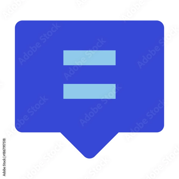 Obraz chat bluetone icon set