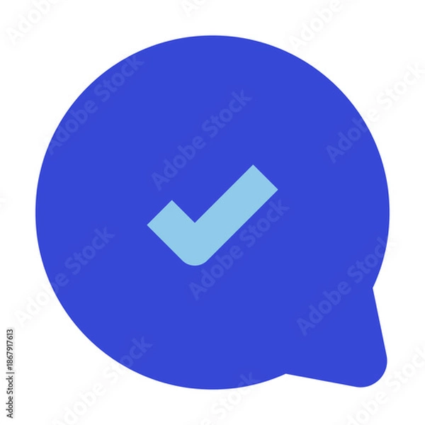 Obraz chat bluetone icon set