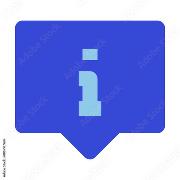 Obraz chat bluetone icon set