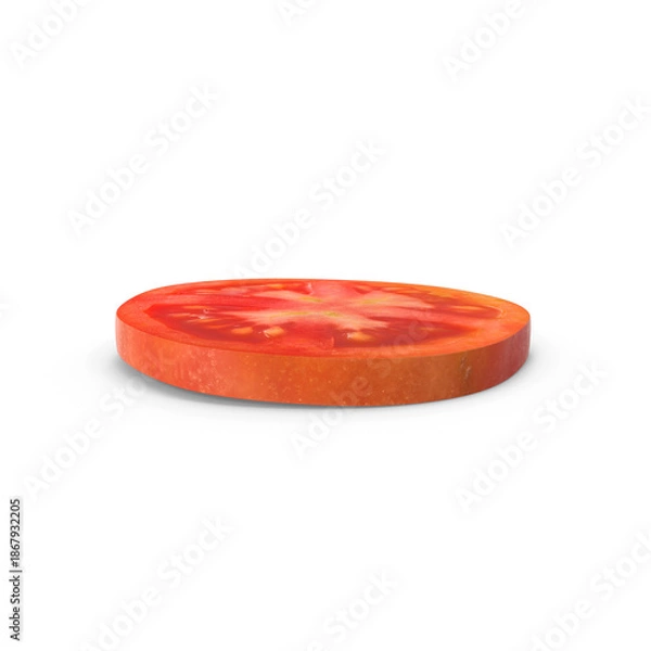 Fototapeta tomato slice isolated on transparent background