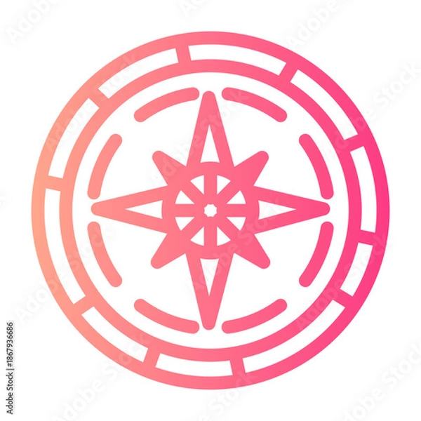 Fototapeta maya gradient icon