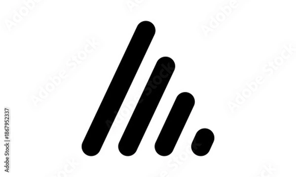 Obraz Abstract Letter A Logo Design	
