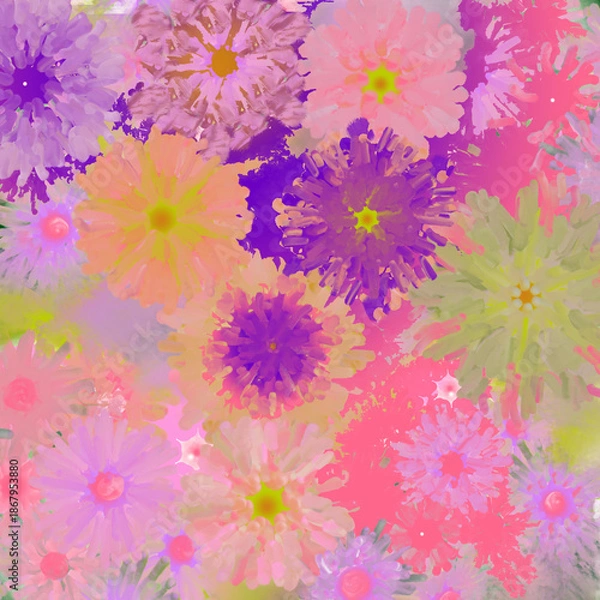 Obraz seamless floral pattern