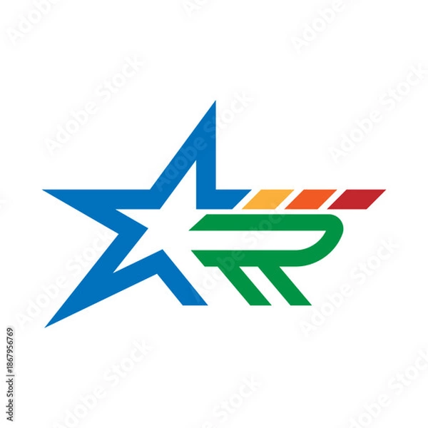 Obraz Letter R logo design