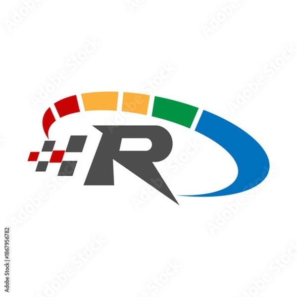 Obraz Letter R logo design