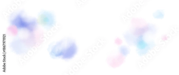 Obraz 紫やピンクのの花のような水彩のテクスチャ背景イラスト