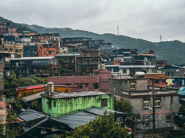 Fototapeta 台湾の九份