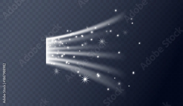 Obraz Ice swirl effect