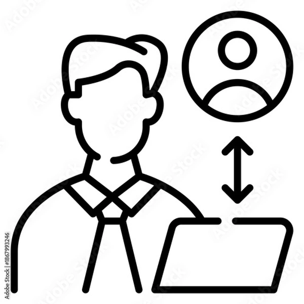 Obraz Mentorship Line Icon