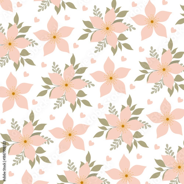 Obraz seamless floral pattern