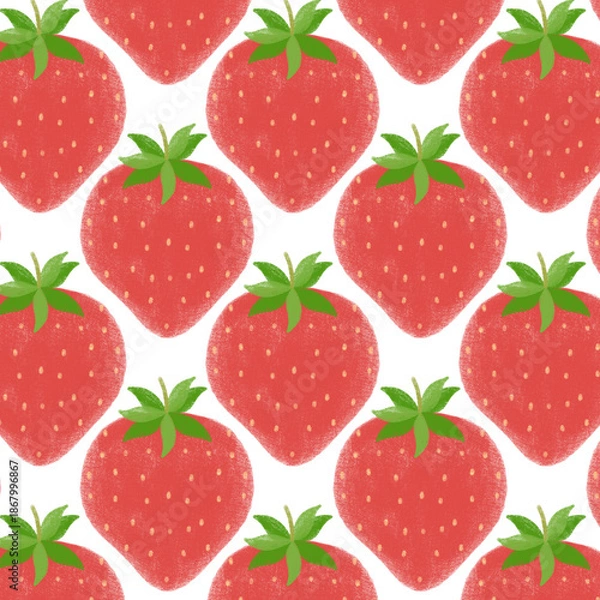 Obraz strawberry seamless pattern