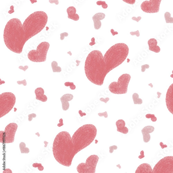 Obraz seamless pattern with hearts