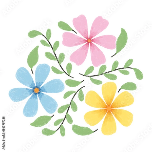 Obraz Flower illustration 