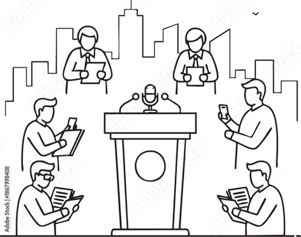 Obraz Public Speaking Presentation Speech Stage Oratory