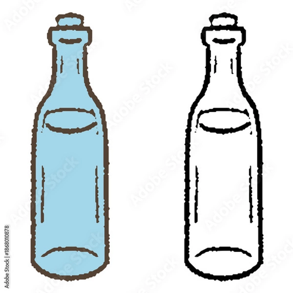 Obraz ビンのイラスト