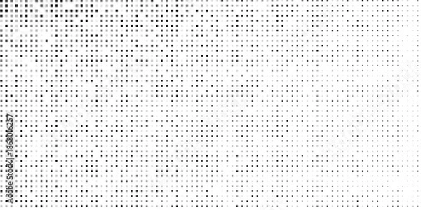 Obraz Modern dots gradation pattern. Dotted halftone gradient texture. Vanishing polka dot abstract simple