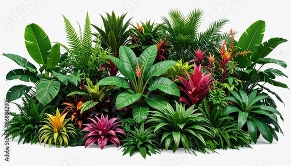 Obraz Tropical plants collection.
