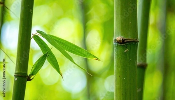 Obraz Green Bamboo Forest.