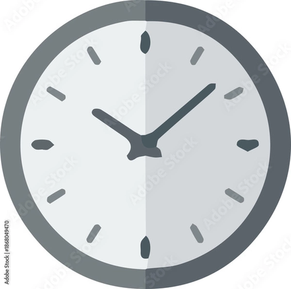 Fototapeta Analog Wall Clock Time Illustration