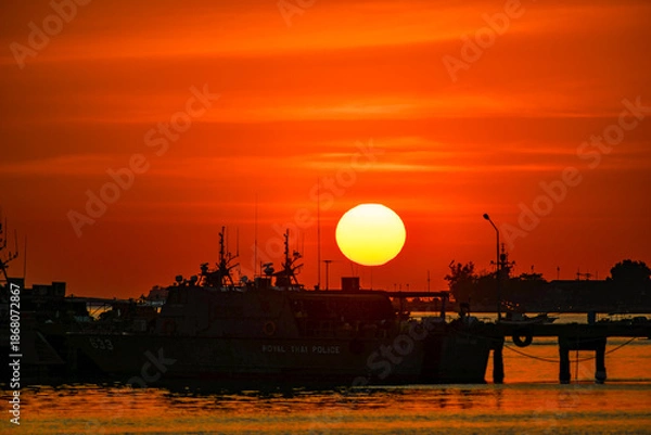 Obraz sunset over the sea