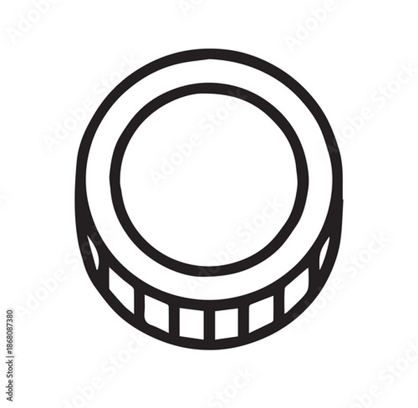 Obraz A coin with background