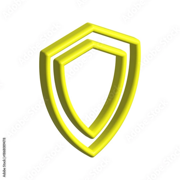 Fototapeta Shield icon design template