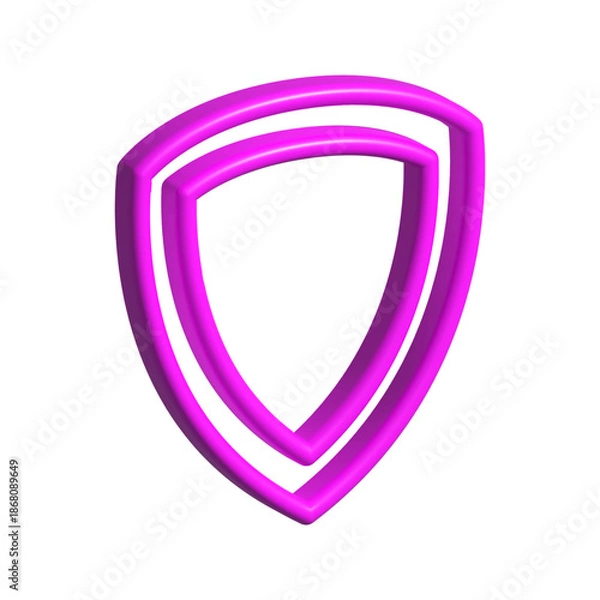 Fototapeta Shield icon design template