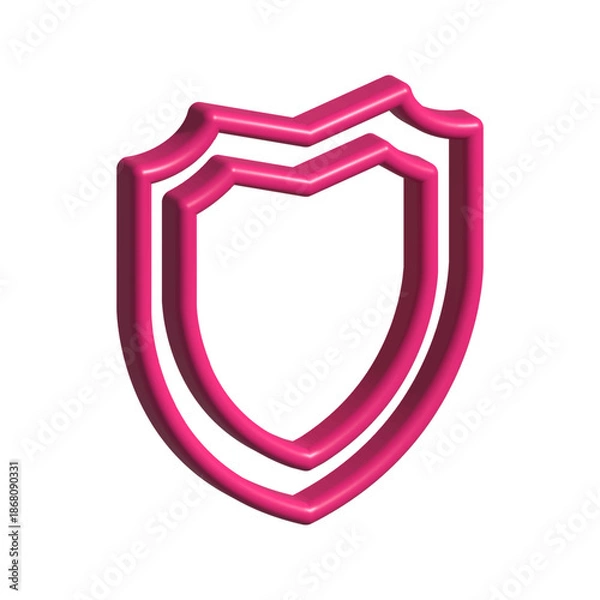 Fototapeta Shield icon design template