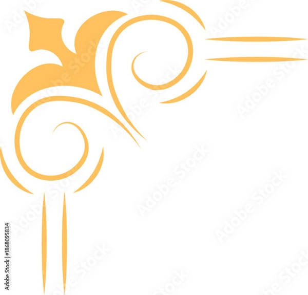 Obraz Vintage Corner Frame for Certificate.