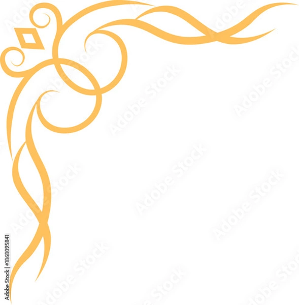 Obraz Vintage Corner Frame for Certificate.