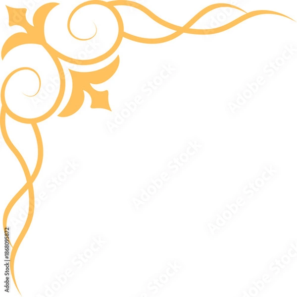 Obraz Vintage Corner Frame for Certificate.