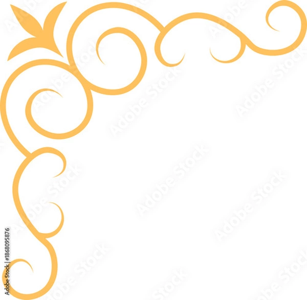 Obraz Vintage Corner Frame for Certificate.