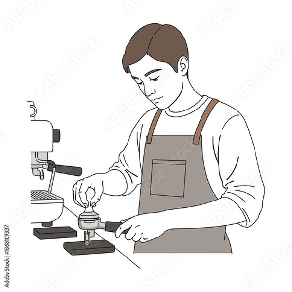 Obraz Expert Vector Illustration SEO Specialist at Work