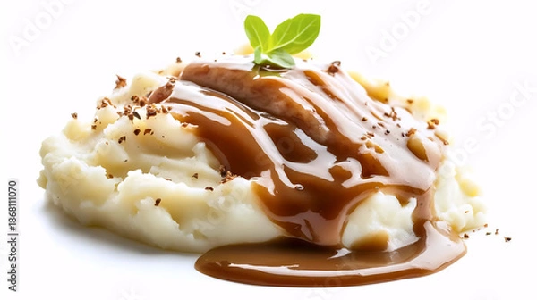 Obraz Swirled Mashed Potatoes