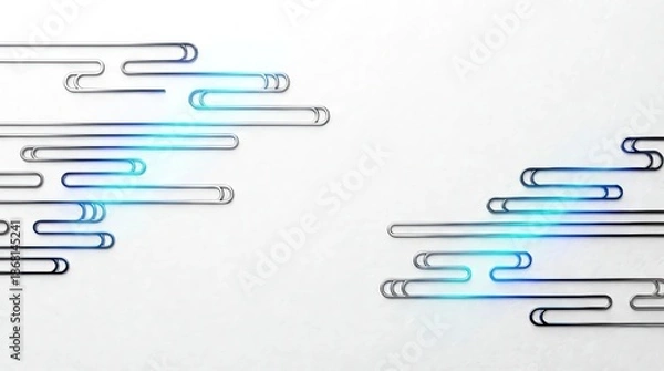 Obraz 和紙地浮世絵風和風伝統紋イメージ雲模様テクスチャ 背景素材	