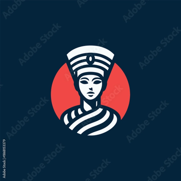 Obraz Nefertiti Logo