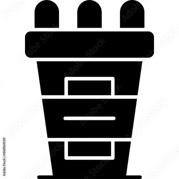 Obraz Tampon Icon Vector Element