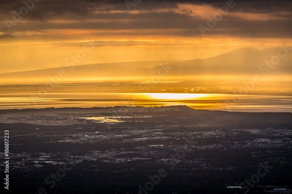 Obraz sunset over the sea